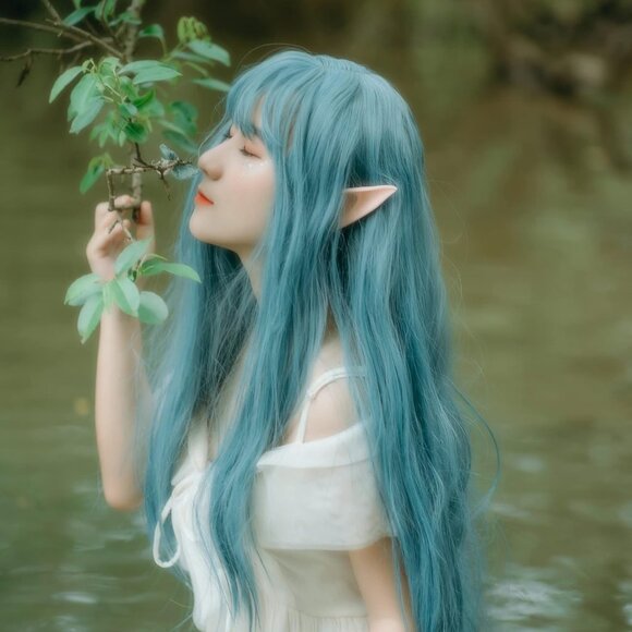 2 Pairs Cosplay Fairy Pixie Elf Ears Soft Pointed Ears Tips Anime Party Dress Up - Picture 6 of 6